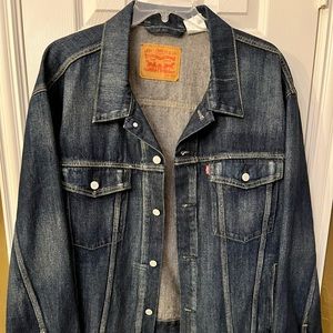 Levi’s Mens Big and Tall Denim Jacket 4XL